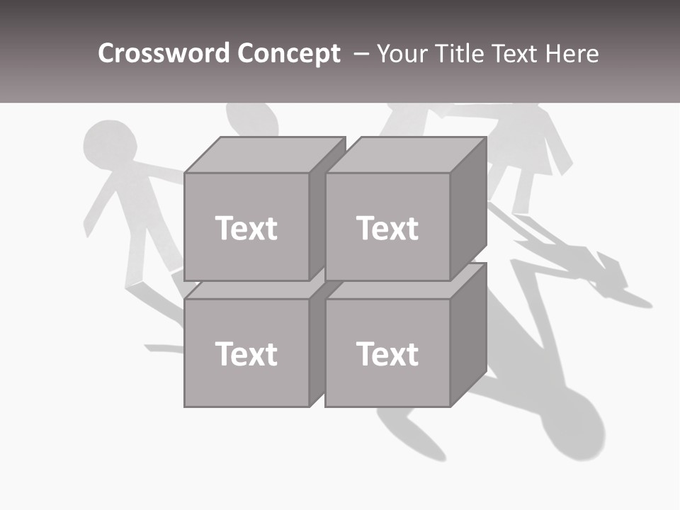 A Group Of People Holding Hands In Front Of A Sign PowerPoint Template