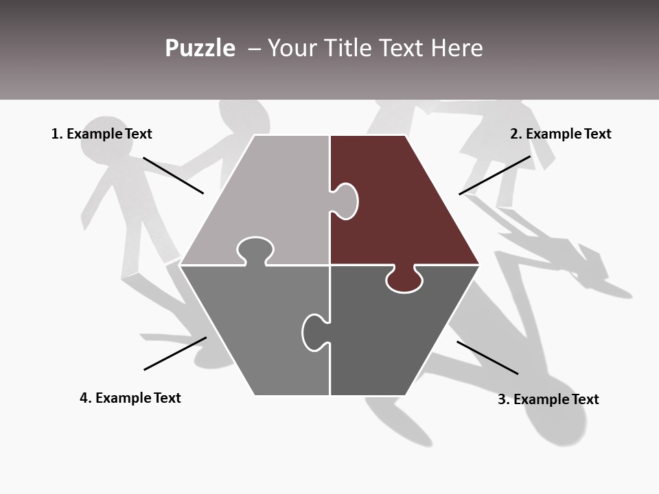 A Group Of People Holding Hands In Front Of A Sign PowerPoint Template