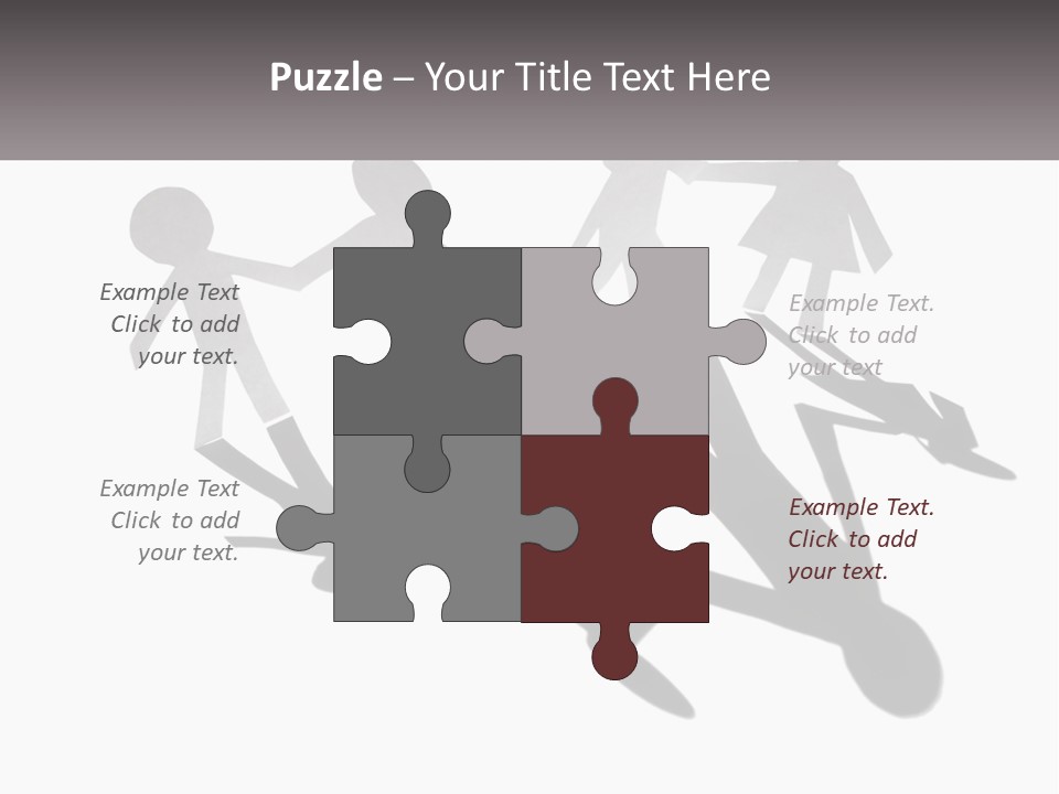 A Group Of People Holding Hands In Front Of A Sign PowerPoint Template