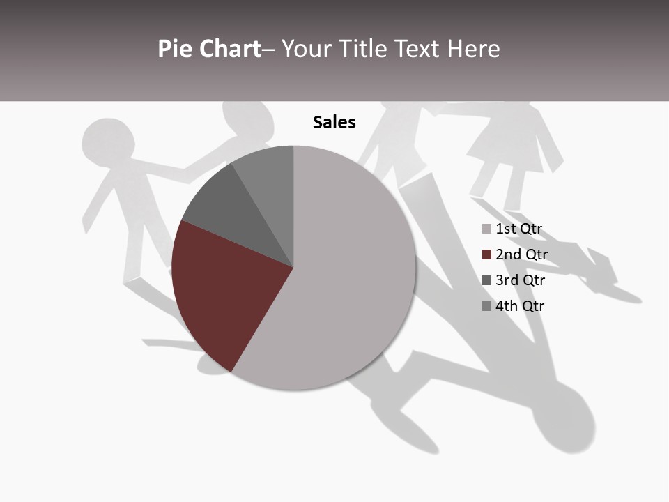 A Group Of People Holding Hands In Front Of A Sign PowerPoint Template