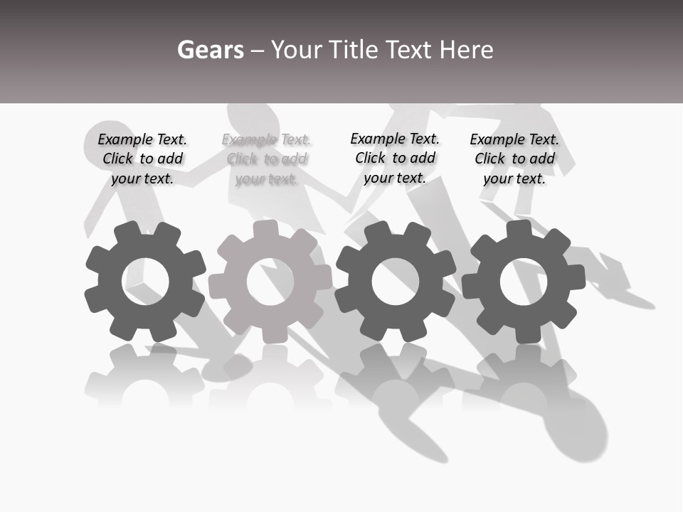 A Group Of People Holding Hands In Front Of A Sign PowerPoint Template