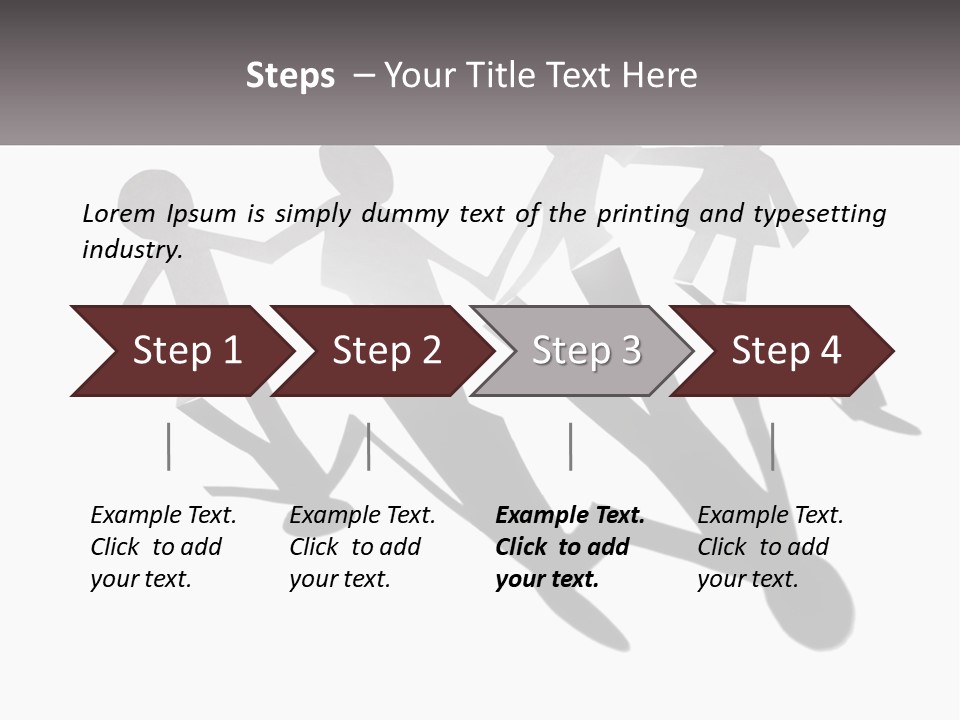 A Group Of People Holding Hands In Front Of A Sign PowerPoint Template