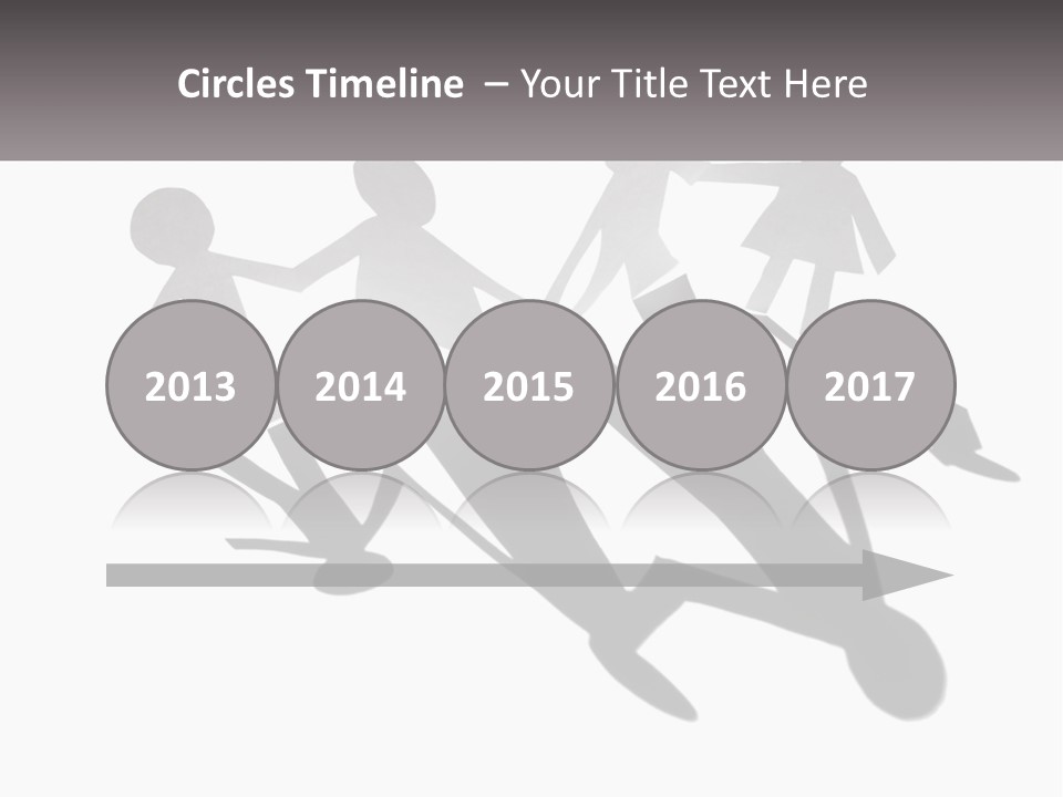 A Group Of People Holding Hands In Front Of A Sign PowerPoint Template