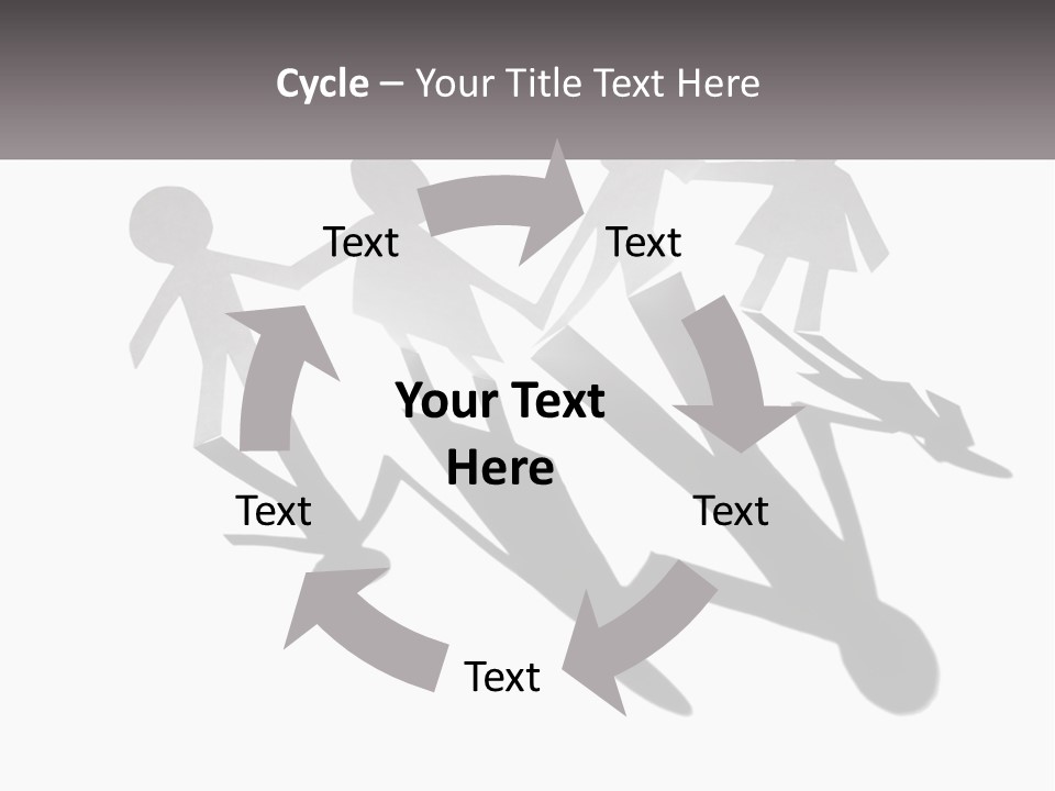 A Group Of People Holding Hands In Front Of A Sign PowerPoint Template