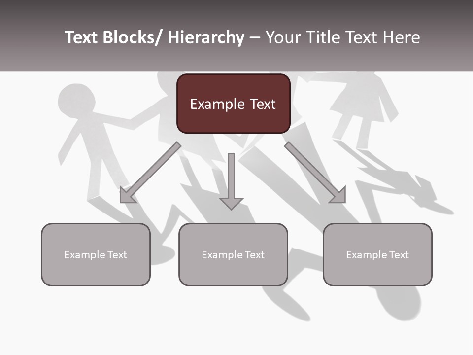 A Group Of People Holding Hands In Front Of A Sign PowerPoint Template