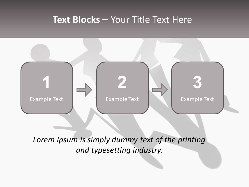 A Group Of People Holding Hands In Front Of A Sign PowerPoint Template