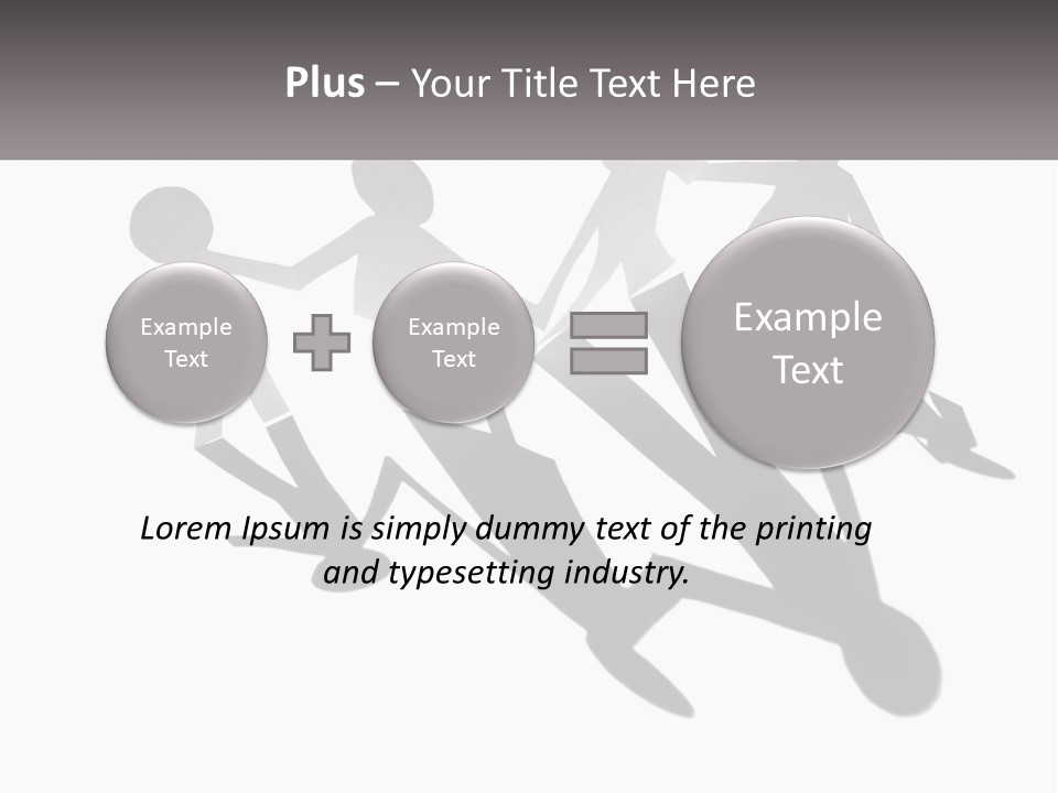A Group Of People Holding Hands In Front Of A Sign PowerPoint Template