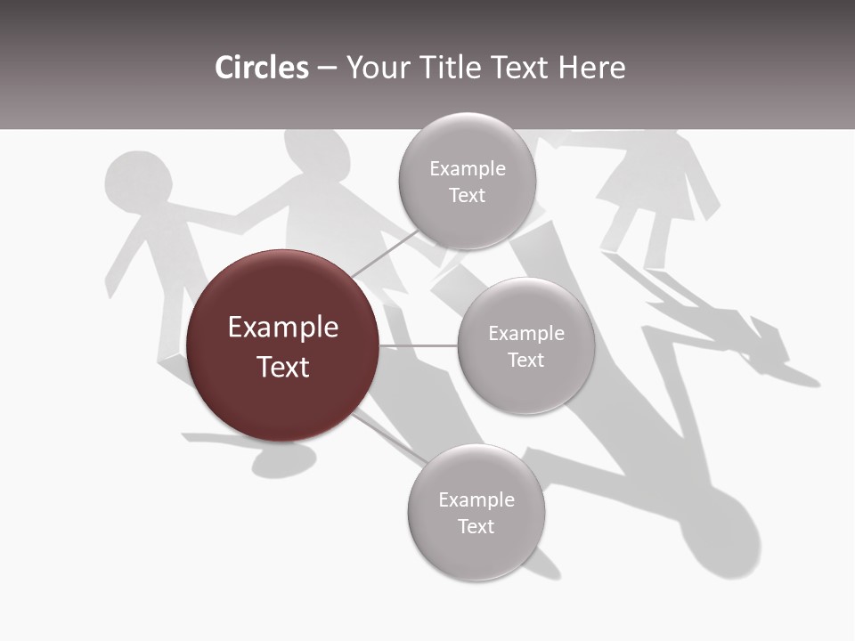 A Group Of People Holding Hands In Front Of A Sign PowerPoint Template