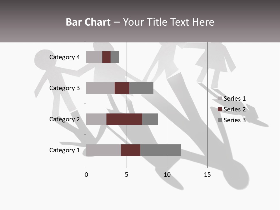 A Group Of People Holding Hands In Front Of A Sign PowerPoint Template