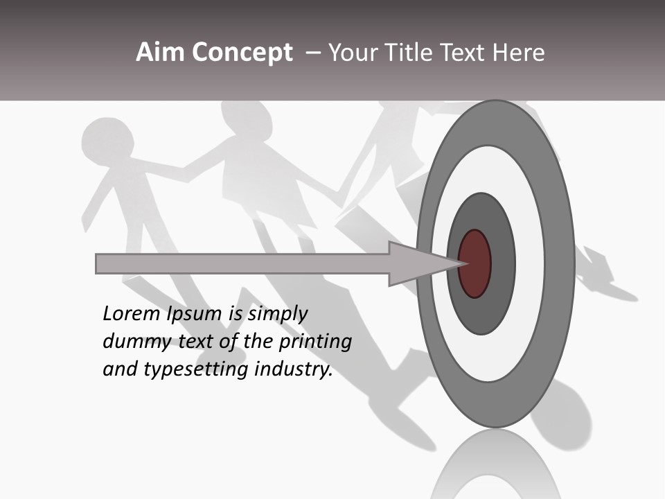 A Group Of People Holding Hands In Front Of A Sign PowerPoint Template