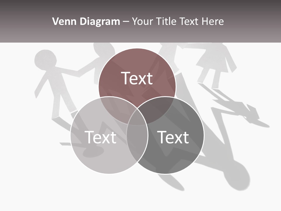 A Group Of People Holding Hands In Front Of A Sign PowerPoint Template