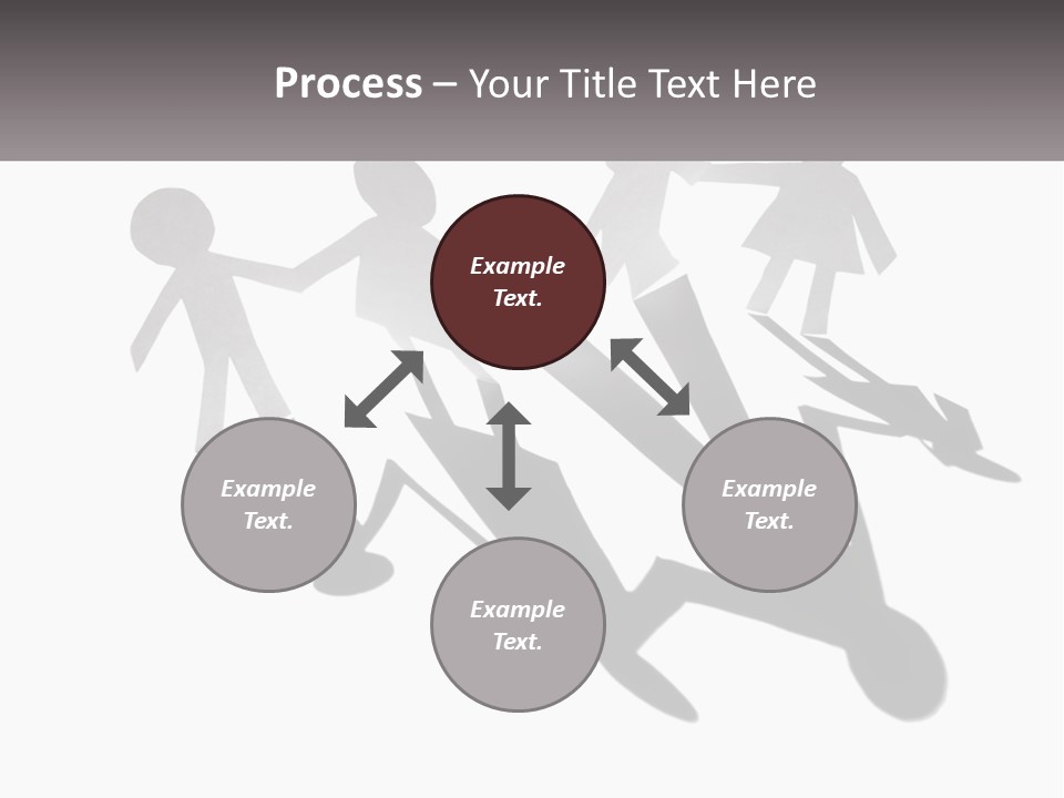 A Group Of People Holding Hands In Front Of A Sign PowerPoint Template