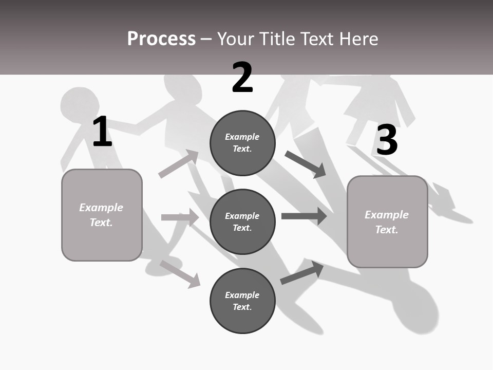 A Group Of People Holding Hands In Front Of A Sign PowerPoint Template