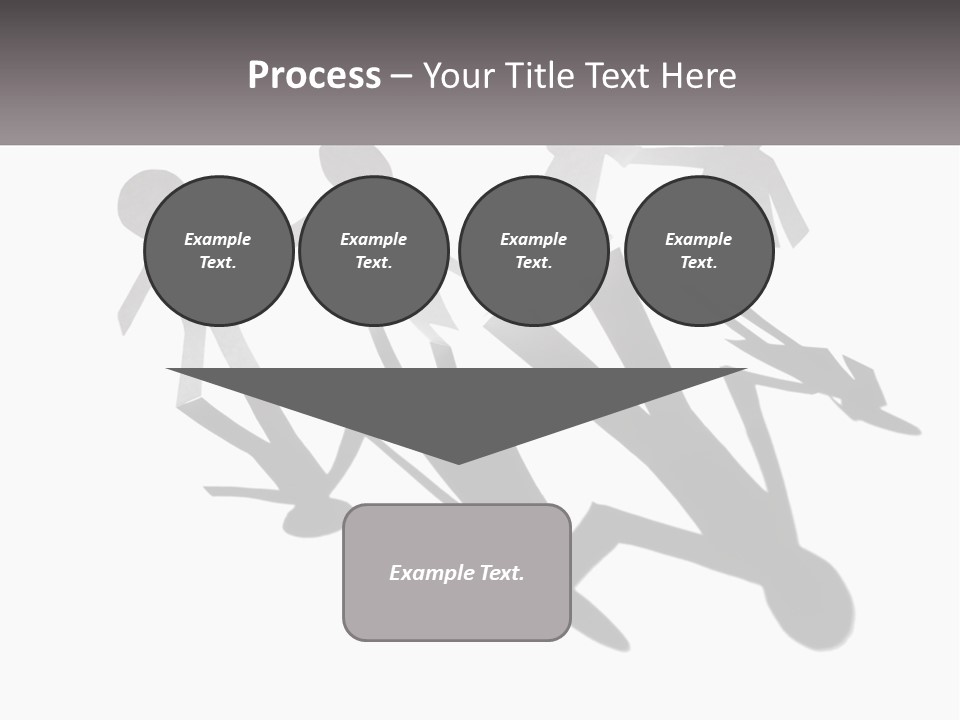 A Group Of People Holding Hands In Front Of A Sign PowerPoint Template