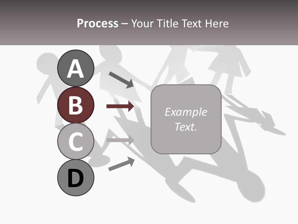 A Group Of People Holding Hands In Front Of A Sign PowerPoint Template