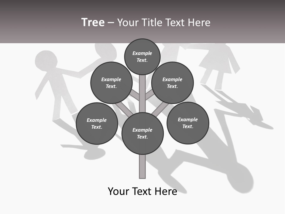 A Group Of People Holding Hands In Front Of A Sign PowerPoint Template