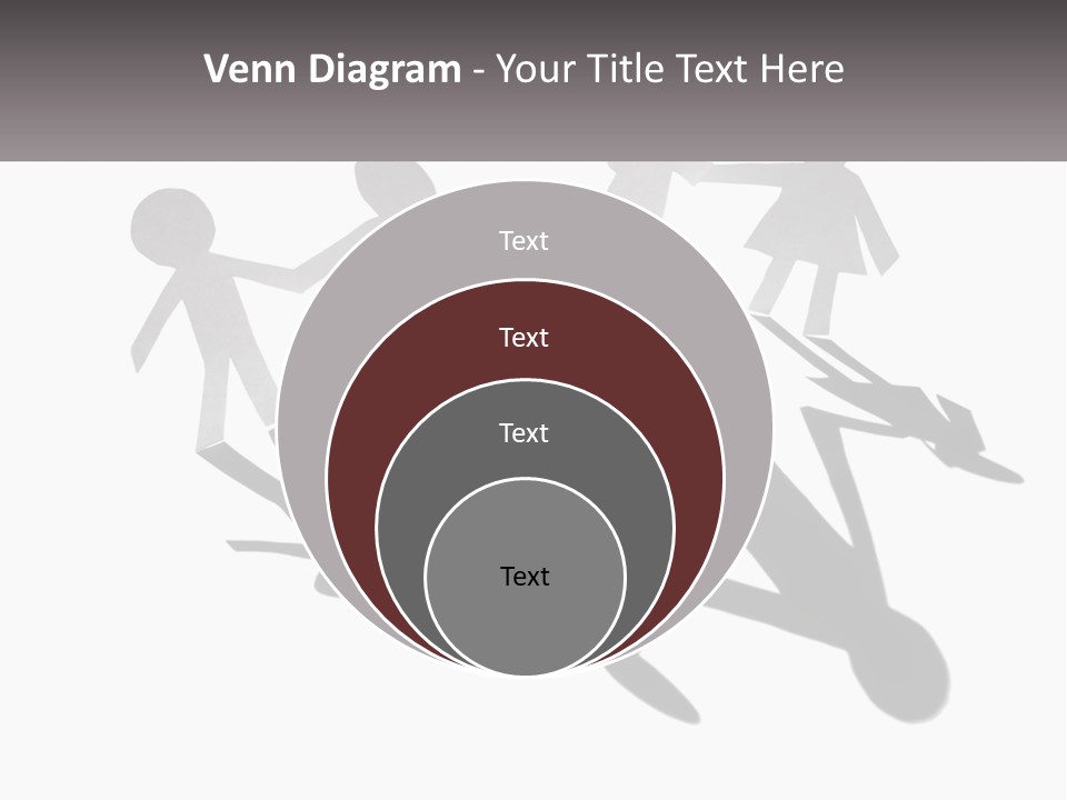 A Group Of People Holding Hands In Front Of A Sign PowerPoint Template