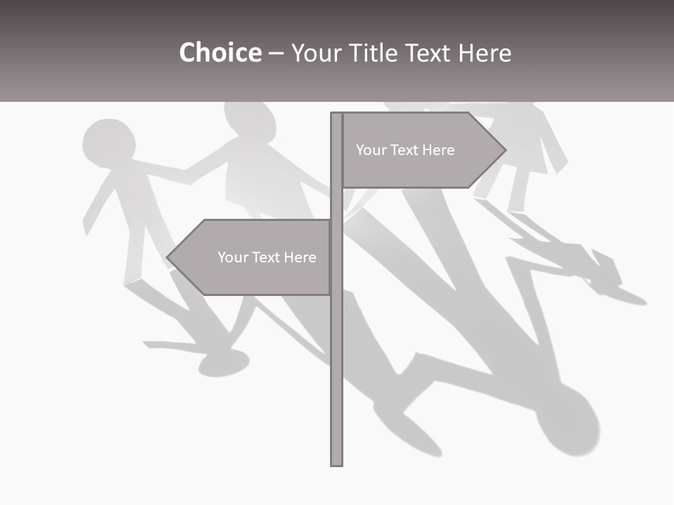 A Group Of People Holding Hands In Front Of A Sign PowerPoint Template