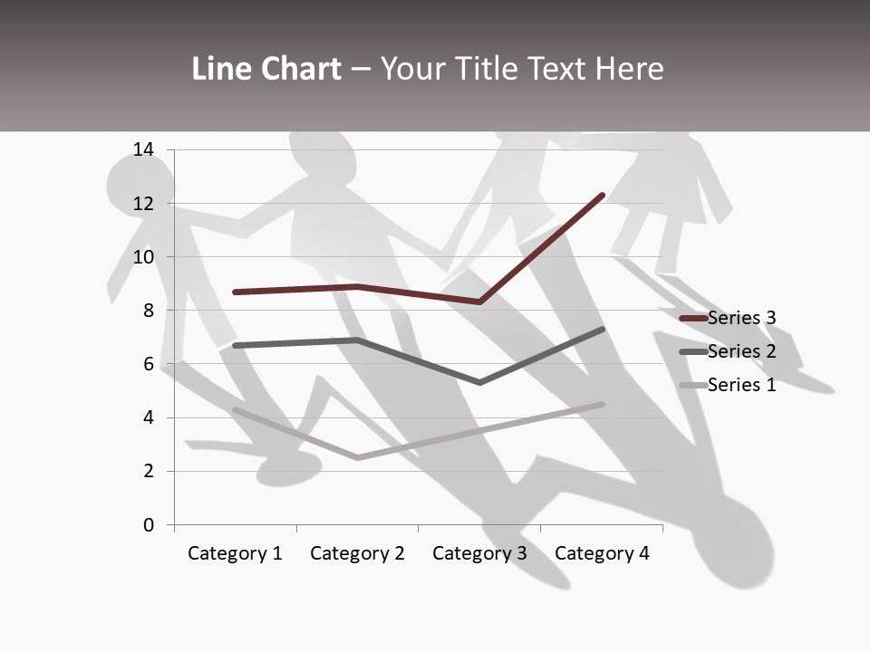 A Group Of People Holding Hands In Front Of A Sign PowerPoint Template