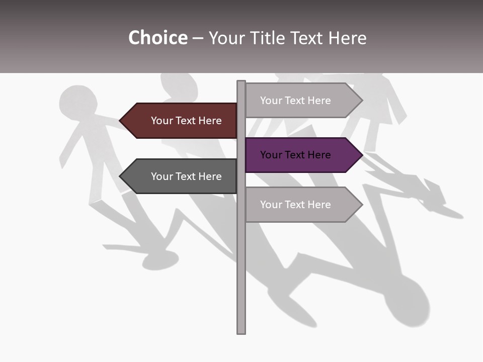 A Group Of People Holding Hands In Front Of A Sign PowerPoint Template