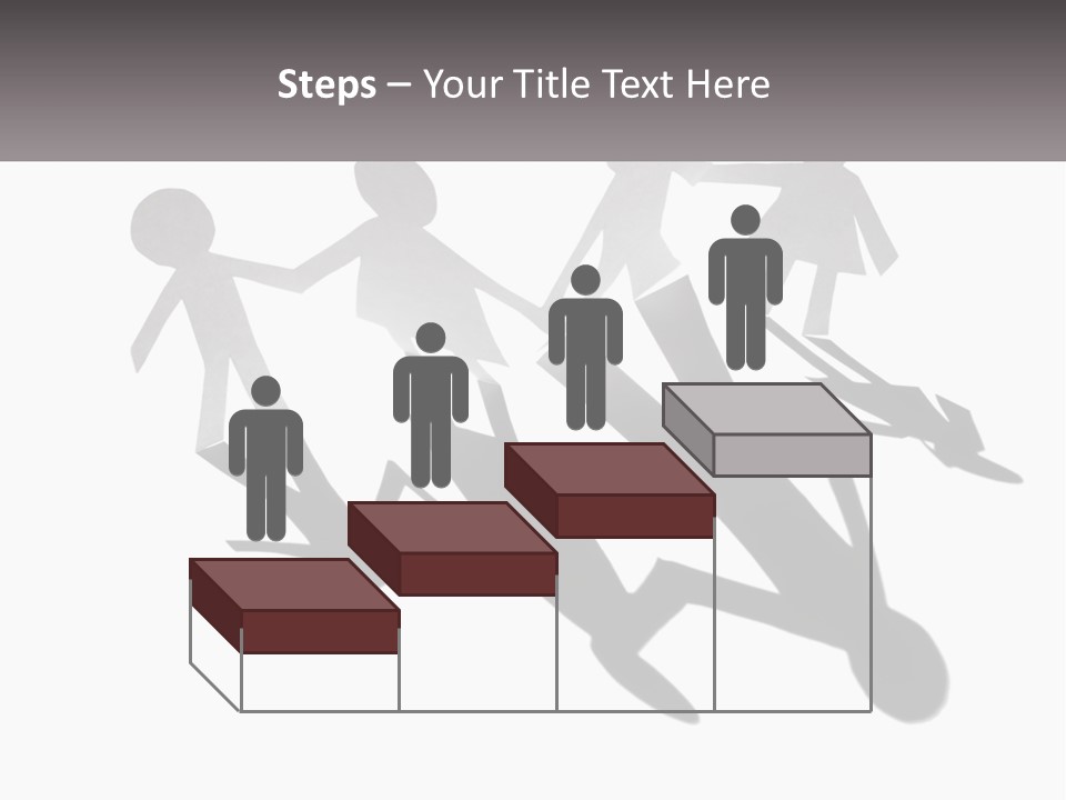 A Group Of People Holding Hands In Front Of A Sign PowerPoint Template