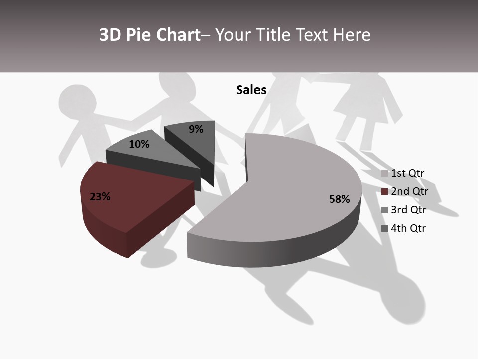 A Group Of People Holding Hands In Front Of A Sign PowerPoint Template