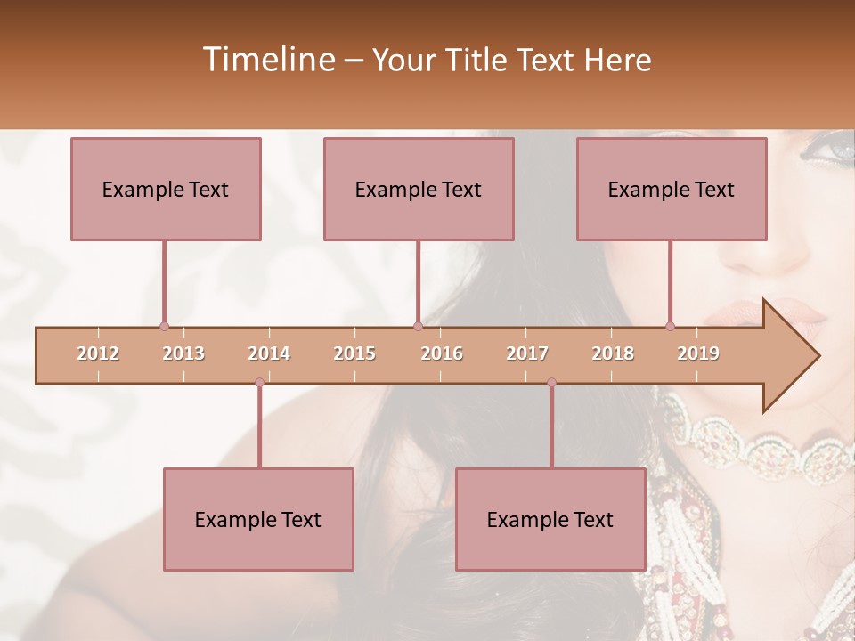 A Woman With A Necklace And Necklace On Her Neck PowerPoint Template