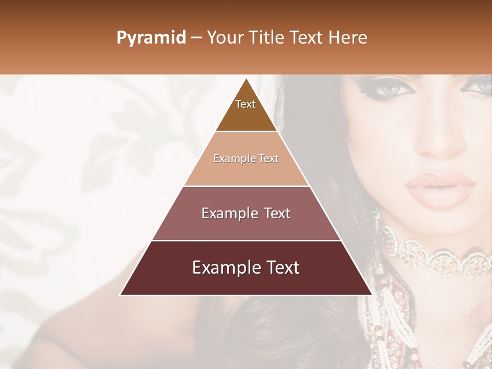 A Woman With A Necklace And Necklace On Her Neck PowerPoint Template