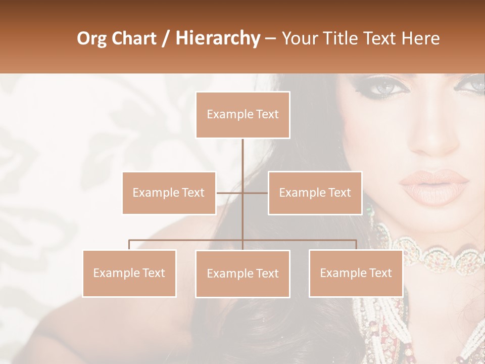 A Woman With A Necklace And Necklace On Her Neck PowerPoint Template