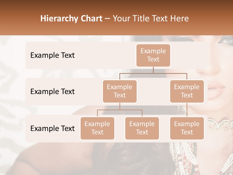 A Woman With A Necklace And Necklace On Her Neck PowerPoint Template