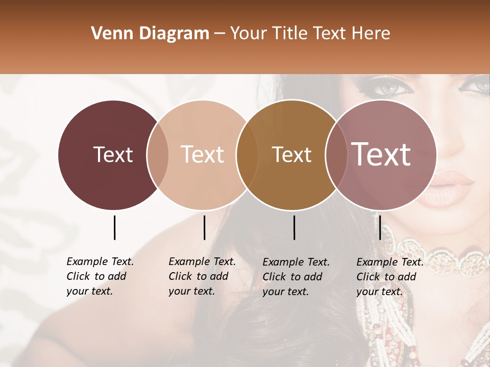 A Woman With A Necklace And Necklace On Her Neck PowerPoint Template