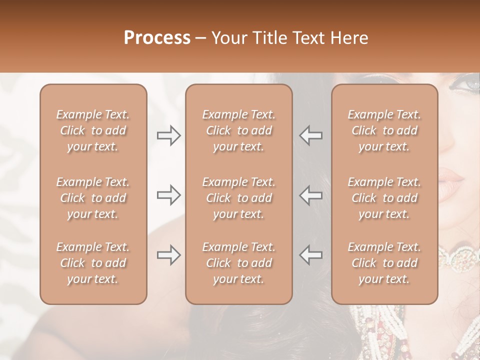A Woman With A Necklace And Necklace On Her Neck PowerPoint Template