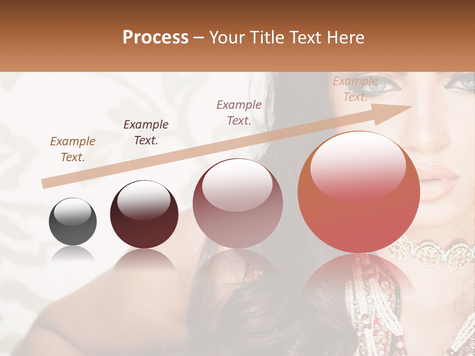 A Woman With A Necklace And Necklace On Her Neck PowerPoint Template