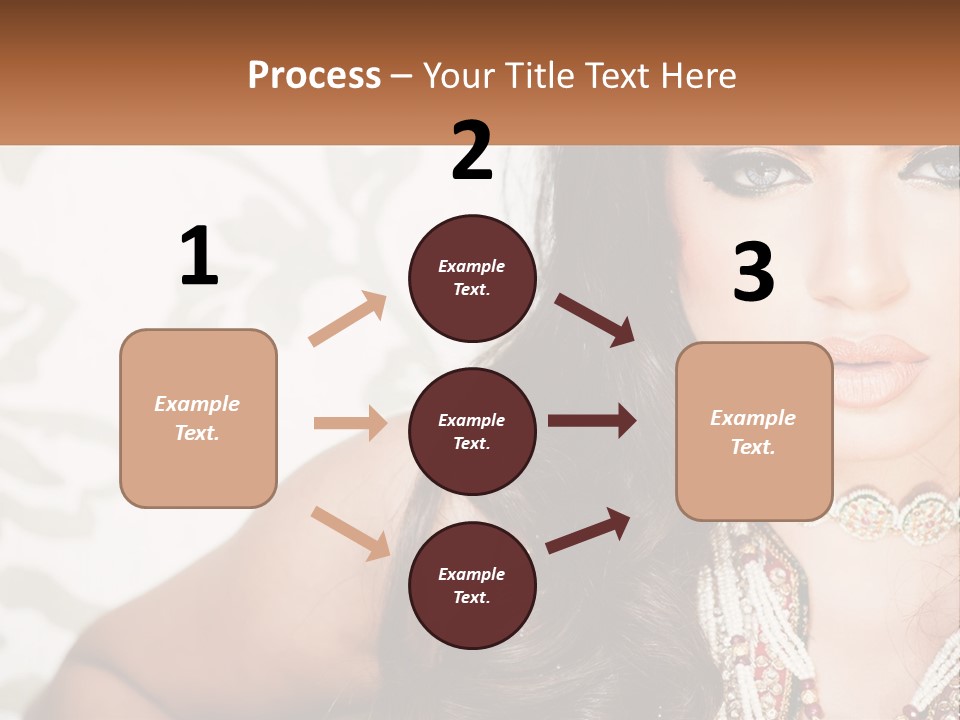 A Woman With A Necklace And Necklace On Her Neck PowerPoint Template