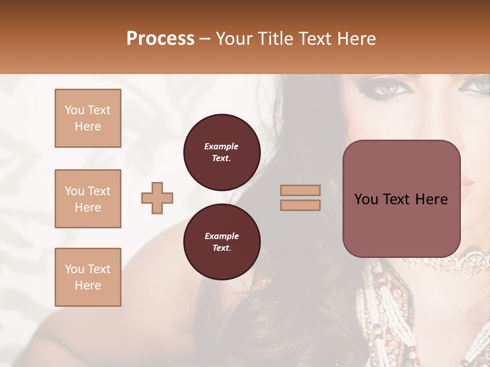 A Woman With A Necklace And Necklace On Her Neck PowerPoint Template