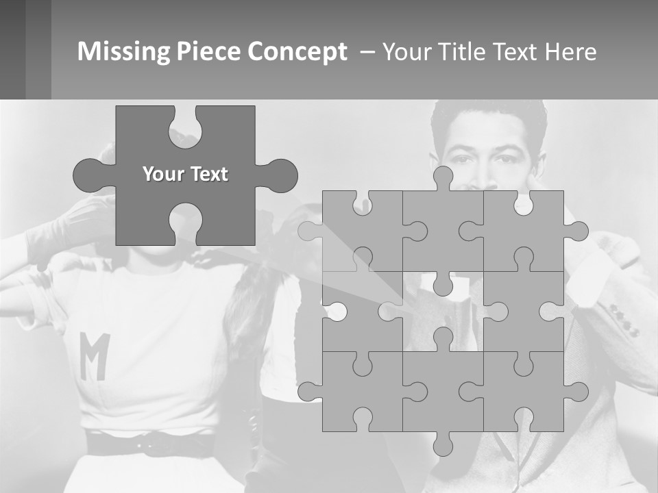 A Group Of People With Monkeys Covering Their Eyes PowerPoint Template