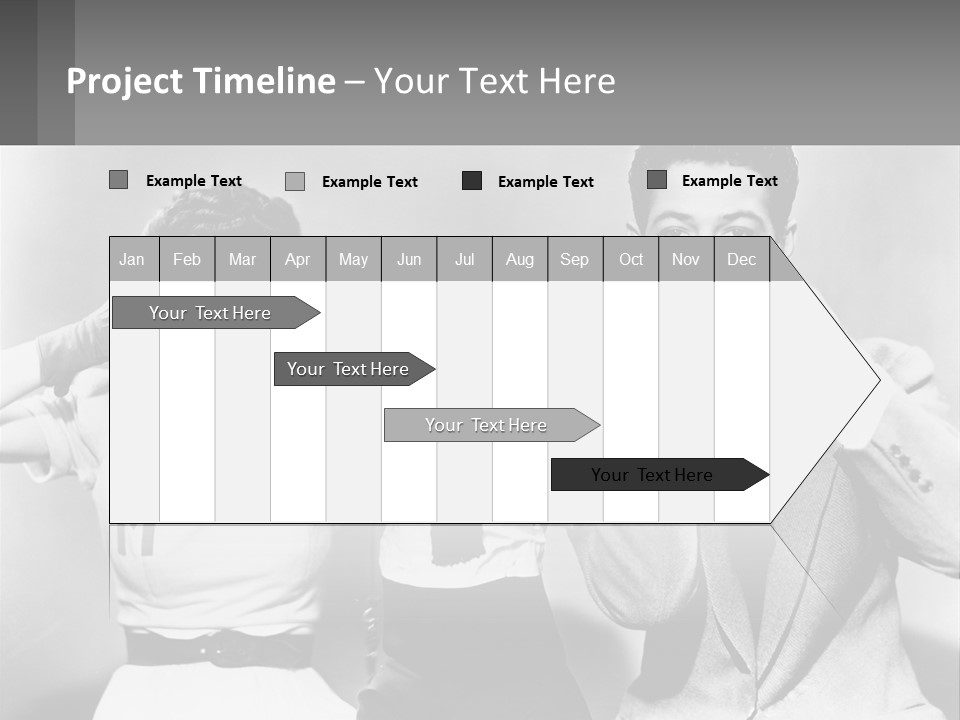 A Group Of People With Monkeys Covering Their Eyes PowerPoint Template