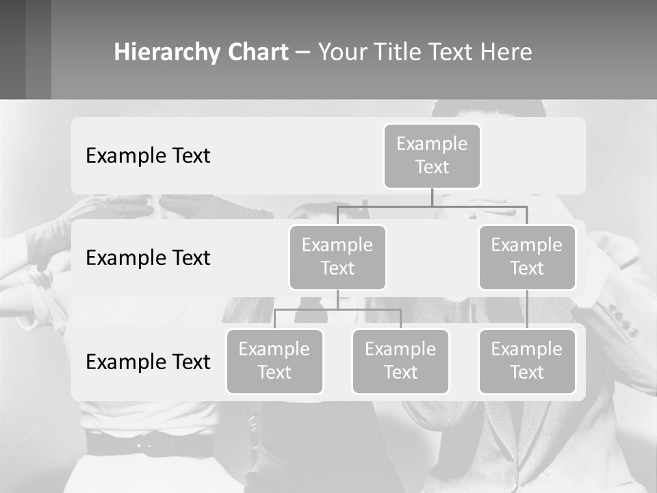 A Group Of People With Monkeys Covering Their Eyes PowerPoint Template