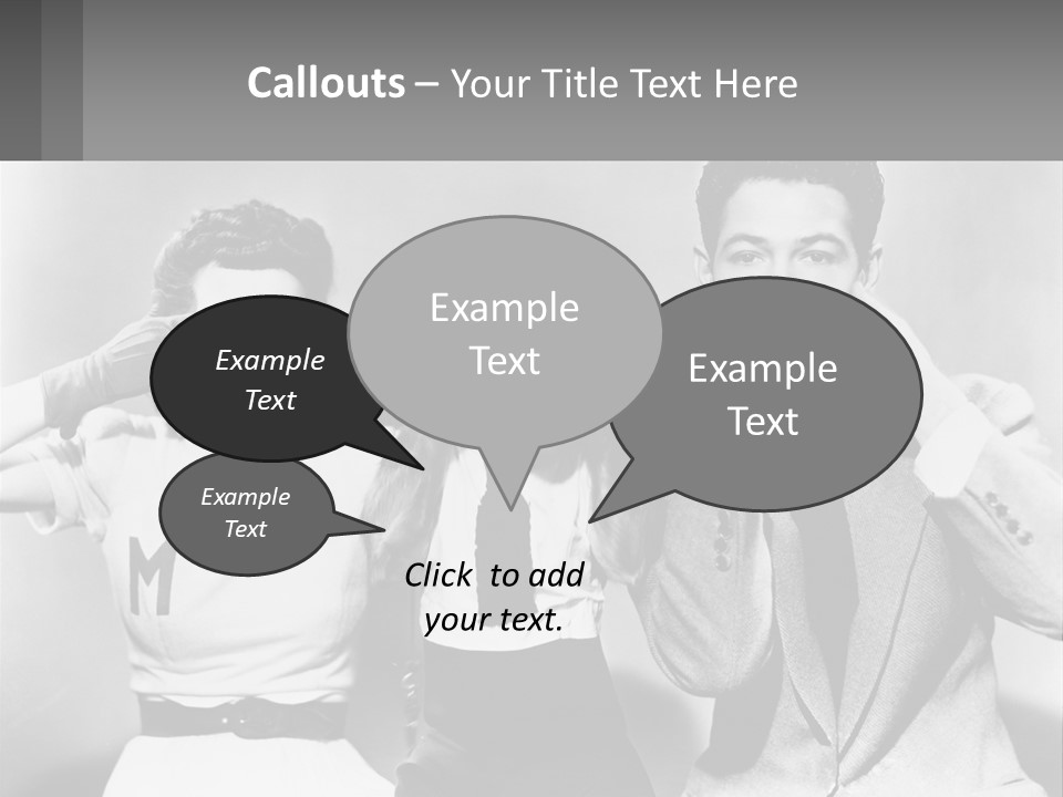 A Group Of People With Monkeys Covering Their Eyes PowerPoint Template