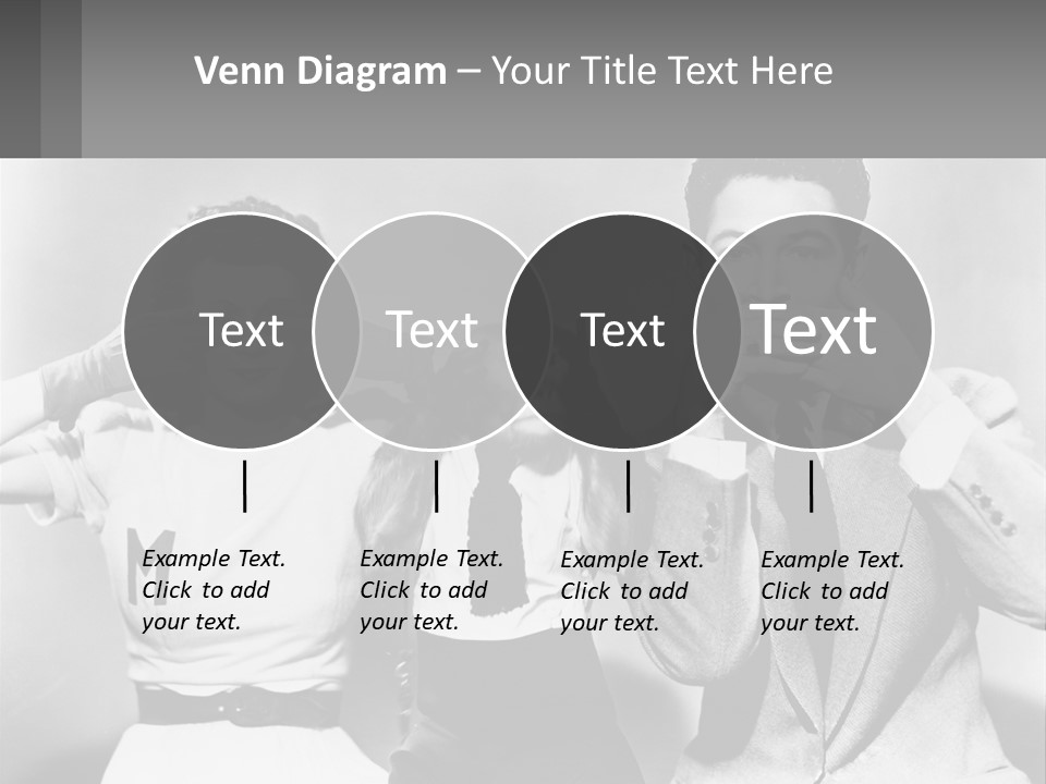 A Group Of People With Monkeys Covering Their Eyes PowerPoint Template