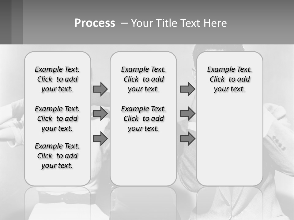 A Group Of People With Monkeys Covering Their Eyes PowerPoint Template