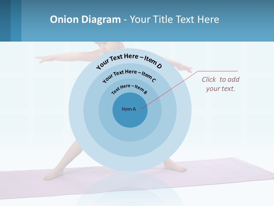 A Little Girl Doing A Yoga Pose On A Mat PowerPoint Template