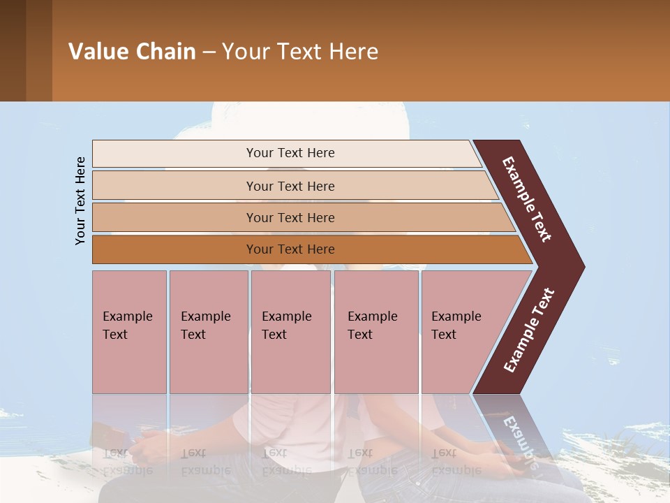 Two Women Sitting On The Ground With A Cloud Above Them PowerPoint Template