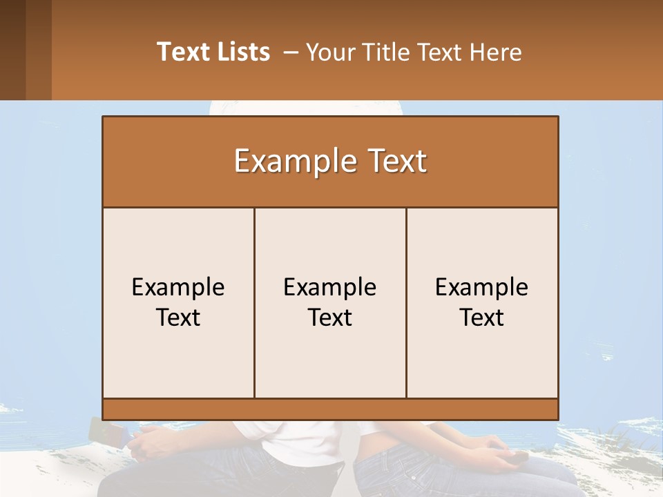 Two Women Sitting On The Ground With A Cloud Above Them PowerPoint Template
