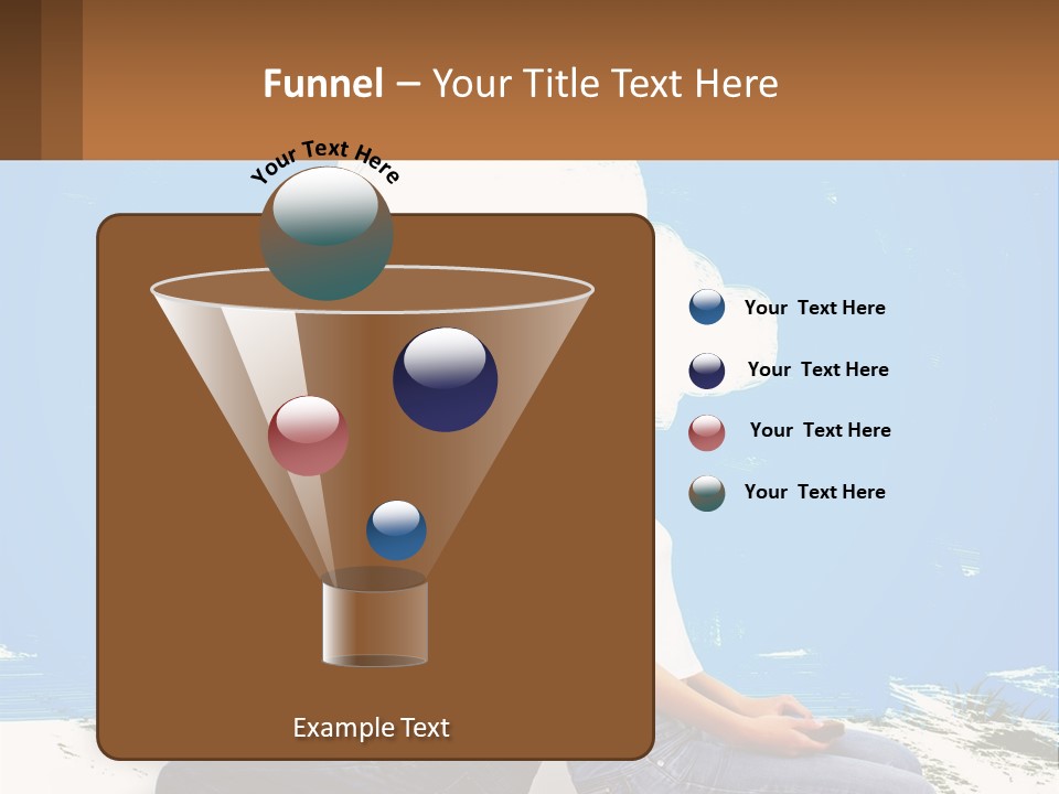 Two Women Sitting On The Ground With A Cloud Above Them PowerPoint Template