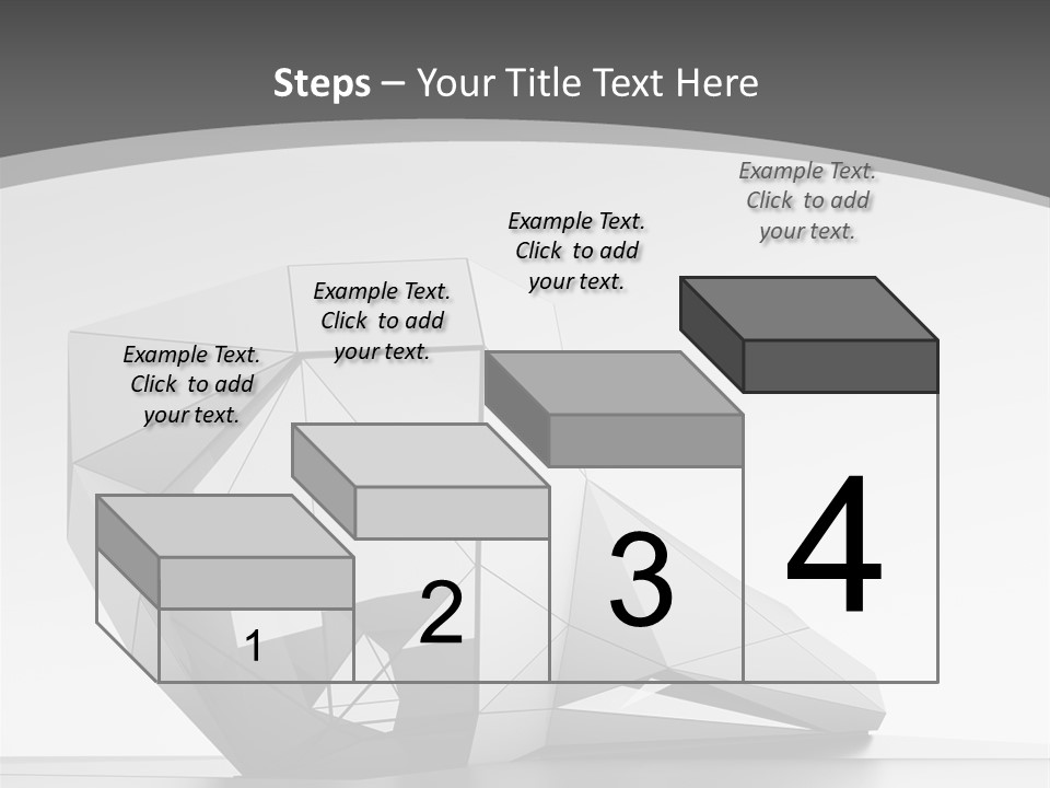 A Black And White Photo Of A Cube Shaped Object PowerPoint Template