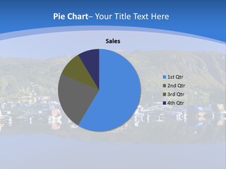 A Body Of Water Filled With Lots Of Boats PowerPoint Template