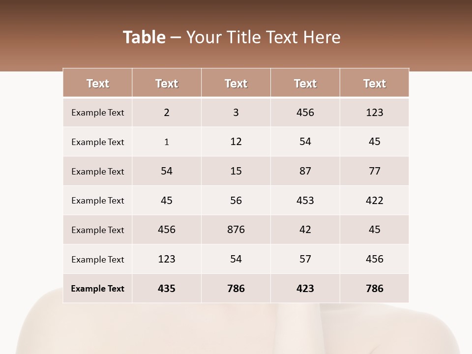 A Woman Holding A Cream On Her Face PowerPoint Template