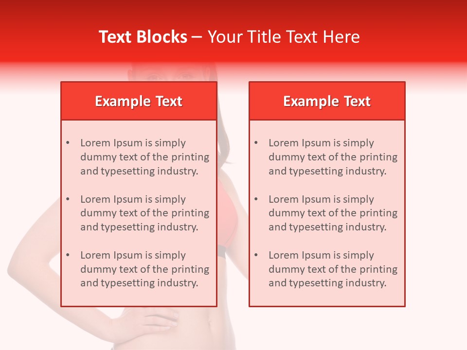A Woman Holding A Banana In One Hand And A Banana In The Other PowerPoint Template