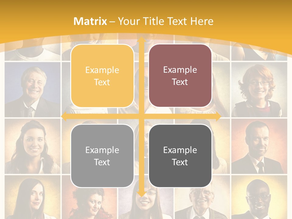 A Group Of People Are Shown In A Collage PowerPoint Template